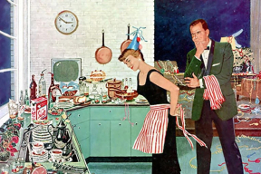 Бардак после нового года авторства американского юмориста-иллюстратора. У вас так же?